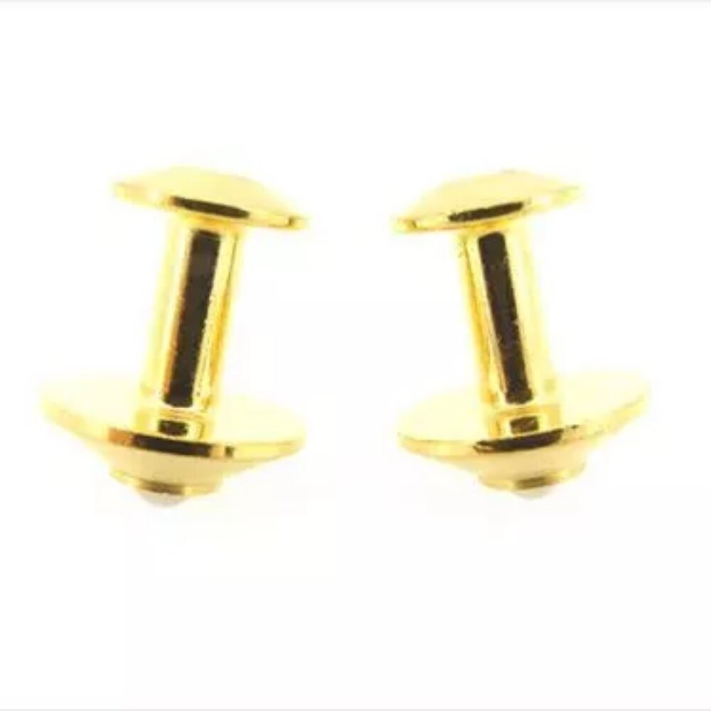 Dunhill cuffs Gold White Gold hardware Mens Authentic - Picture 4 of 5